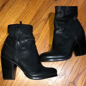 Frye Patty Artisan Zip Leather Boot Size 7